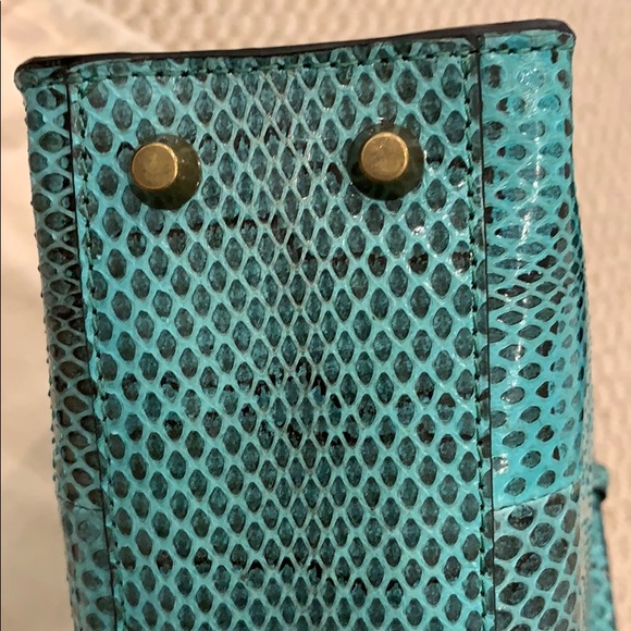 Gerard Darel Simone Python Small Handbag - Picture 4 of 7